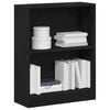 vidaXL Gabinete de Livros Carvalho Preto 60 x 24 x 76 cm
