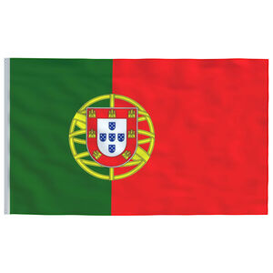 vidaXL Bandeira de Portugal 90x150 cm