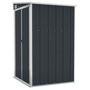 vidaXL Abrigo suspenso para jardim 118x100x178 cm a&ccedil;o antracite