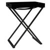 vidaXL Mesa dobr&aacute;vel 48x34x61 cm MDF preto