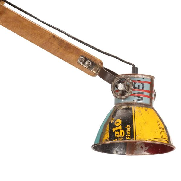 vidaXL Candeeiro de parede redondo estilo industrial E27 multicor