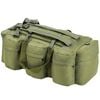 vidaXL Saco de lona estilo militar 3-em-1 45 L verde azeitona