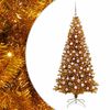 vidaXL &Aacute;rvore de Natal Ouro 180 cm PET
