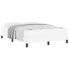vidaXL Estrutura da Cama com colch&atilde;o Branco Puro 140 x 200 cm tecido