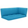 vidaXL 6 pcs conj. lounge paletes c/ almofad&otilde;es pinho impregnado