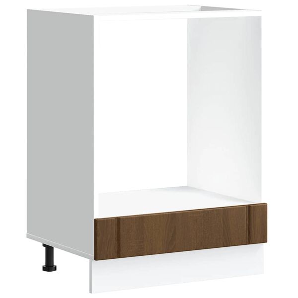 vidaXL Arm&aacute;rio Forno Lucca derivados de madeira carvalho castanho