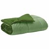 vidaXL Duvet de Ano Inteiro 155 x 220 cm 4 esta&ccedil;&otilde;es Verde Respir&aacute;vel