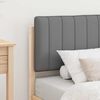 vidaXL Estrutura de Cama com Cabeceira Estofada Cinzento-claro