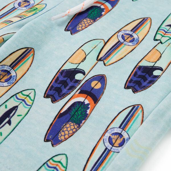 Cal&ccedil;&otilde;es de crian&ccedil;a com cord&atilde;o azul-suave mesclado 104