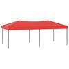 vidaXL Tenda para festas dobr&aacute;vel 3x6 m vermelho