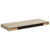vidaXL Prateleiras parede suspensas 2 pcs 60x23,5x3,8 cm MDF carvalho