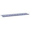 vidaXL Almofad&atilde;o p/ banco jardim 200x50x4 cm tecido riscas azul/branco