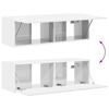 vidaXL Conjunto de m&oacute;vel de TV 3 pcs Branco Brilhante