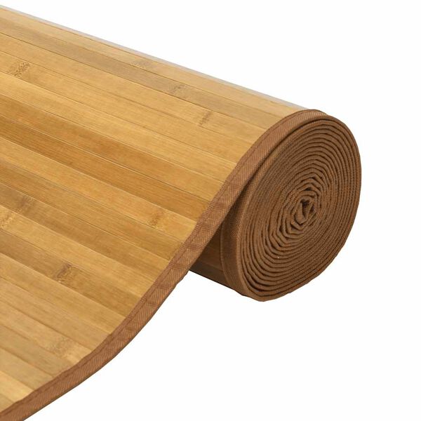 vidaXL Tapete retangular 80x1000 cm bambu cor natural