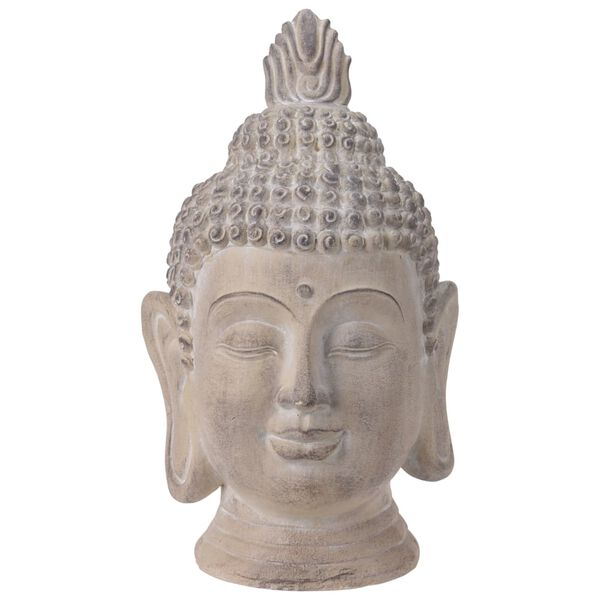 ProGarden Cabeça de Buda decorativa 31x29x53,5 cm