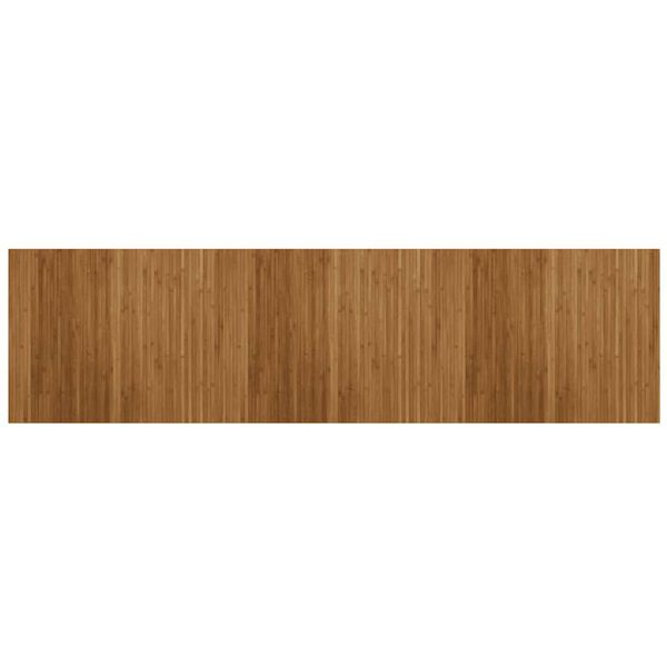 vidaXL Tapete retangular 80x300 cm bambu castanho