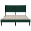vidaXL Estrutura da Cama Verde Escuro 120 x 190 cm Veludo