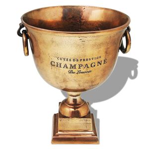 vidaXL Frap&ecirc; estilo ta&ccedil;a trof&eacute;u em cobre castanho