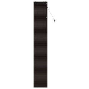 vidaXL Cortina Veneziana Marrom Escuro 50 x 250 cm 35 mm