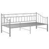 vidaXL Estrutura sof&aacute;-cama de puxar 90x200 cm metal cinzento