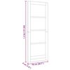 vidaXL Porta Interna ORKDAL Branco 78 x 202 cm Contraplacado