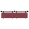 vidaXL Cabeceira Suspensa Vinho Vermelho 170 x 55 x 5 cm PU Antigo