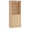 vidaXL Arm&aacute;rio alto 69,5x34x180 cm derivados de madeira cor sonoma