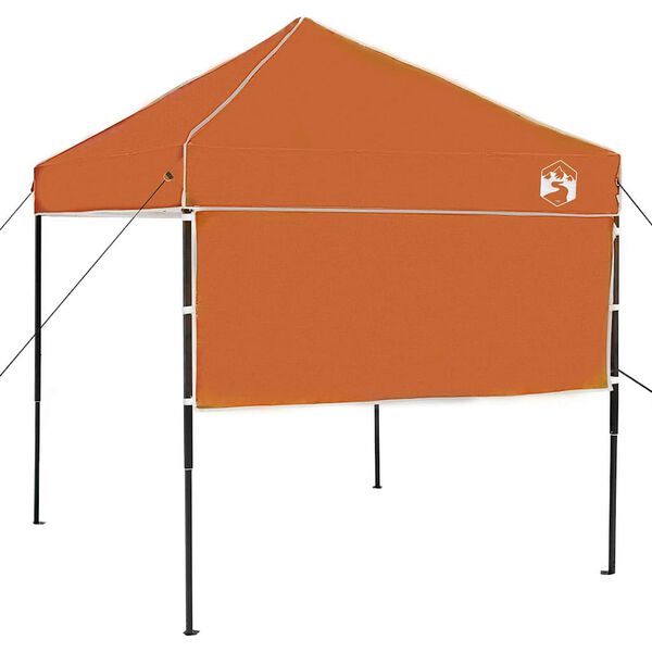 vidaXL Tenda de Toldo Manual Laranja 194 x 194 x 251 cm tecido