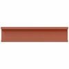vidaXL Prateleira de Parede 2 pcs Vermelho 40 x 9 x 3 cm