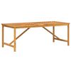 vidaXL Mesa de jantar para jardim 200x90x74cm madeira de ac&aacute;cia maci&ccedil;a