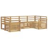 vidaXL Conjunto de Sof&aacute;s para Exterior 6 unid. Branco