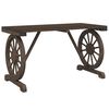 vidaXL Mesa de jardim 115x55x65 cm madeira de abeto maci&ccedil;a