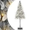 vidaXL &Aacute;rvore de Natal com 300 LEDs com suporte Branco 210 cm PE e A&ccedil;o