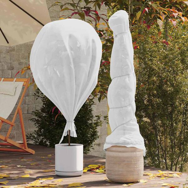 vidaXL Fleece de Prote&ccedil;&atilde;o Contra Geada para Plantas Branco 20 x 3,2 m
