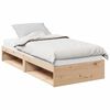 vidaXL Sof&aacute;-cama com colch&atilde;o 90x190 cm madeira de pinho maci&ccedil;a