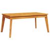 vidaXL Mesa de jantar p/ jardim 100x55x45 cm madeira de ac&aacute;cia maci&ccedil;a
