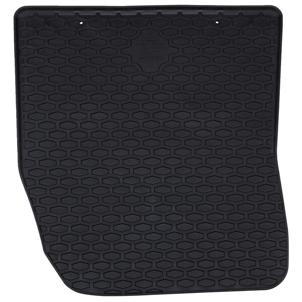 vidaXL Tapete de carro 2 pcs Preto Borracha