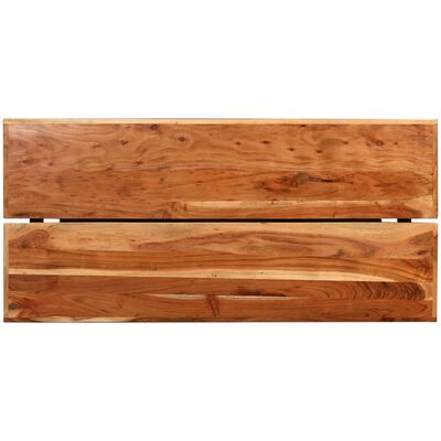 vidaXL Mesa de bar 150x70x107 cm madeira de acácia maciça