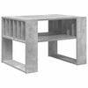 vidaXL Mesa de centro Cinzento 66 x 49,5 x 45 cm Derivados de Madeira