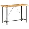 vidaXL Mesa de bar 150x70x107 cm madeira de mangueira &aacute;spera