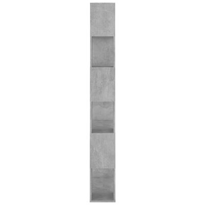 vidaXL Estante/divisória 80x24x186 cm contraplacado cinzento cimento