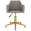 vidaXL Cadeira de escrit&oacute;rio girat&oacute;ria veludo cinzento-claro