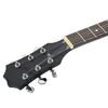 vidaXL Guitarra el&eacute;trica para iniciantes com saco 4/4 39" preto