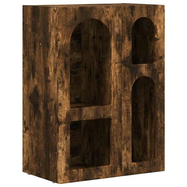 vidaXL Buffet Carvalho Defumado 59 x 35 x 80.5 cm Madeira processada