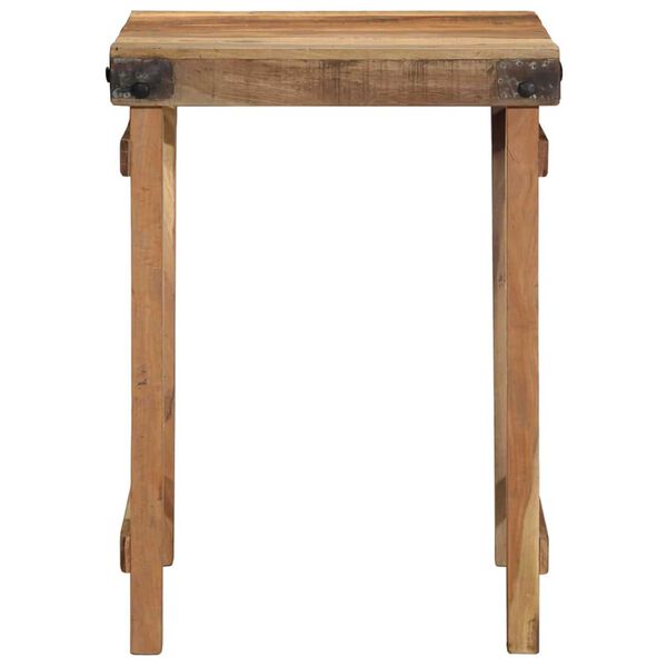 vidaXL Mesa de jantar Castanho 60 x 55 x 76 cm