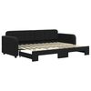 vidaXL Sof&aacute;-cama com gavet&atilde;o 80x200 cm veludo preto