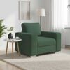 vidaXL Poltrona 100x77x82 cm tecido corduroy verde escuro