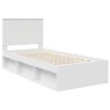 vidaXL Estrutura da Cama com cabeceira Branco 100 x 200 cm