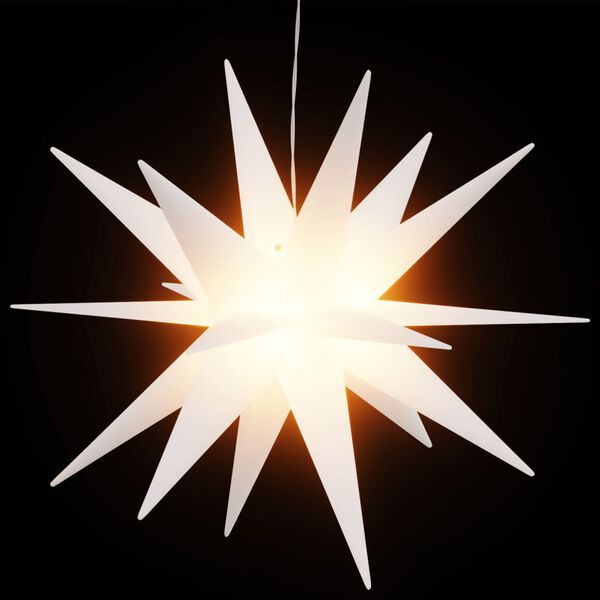 vidaXL Luz de Natal com LED dobr&aacute;vel 43 cm branco