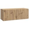 vidaXL Gabinete de TV de Parede Carvalho Arttisan 78,5 x 31 x 30 cm